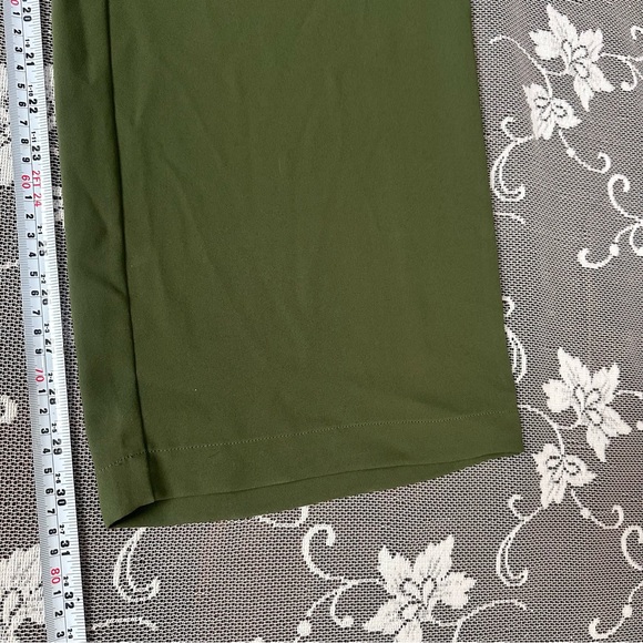 Aritzia Babaton Tribute Wide Leg Elastic Waist Pant in green Sz Small - Picture 9 of 9